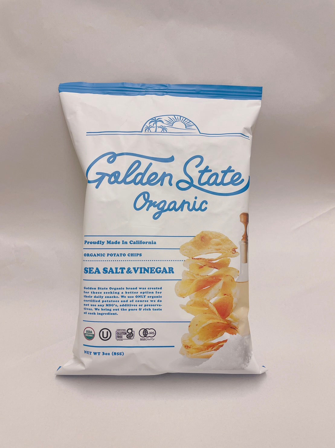 オーガニックポテトチップス シーソルト&ビネガー