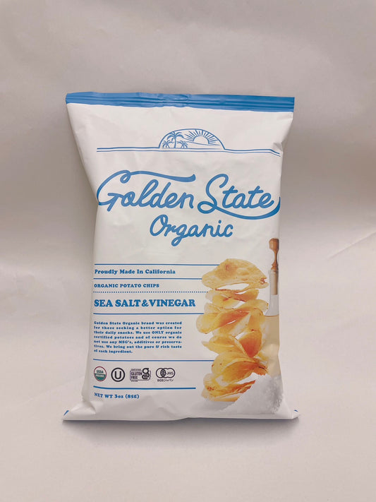 オーガニックポテトチップス シーソルト&ビネガー