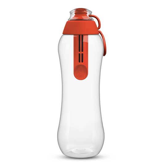 DAFI 浄水ボトル カートリッジ付き 500ml レッド